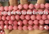 CCN5843 15 inches 8mm faceted nuggets candy jade beads Wholesale