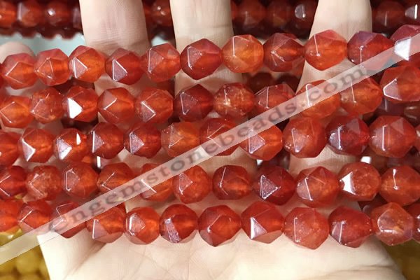 CCN5844 15 inches 8mm faceted nuggets candy jade beads Wholesale