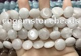 CCN5859 15 inches 15mm flat round candy jade beads Wholesale