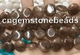 CCN5869 15 inches 15mm flat round candy jade beads Wholesale