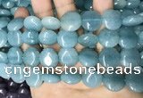 CCN5888 15 inches 15mm flat round candy jade beads Wholesale