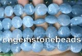 CCN5891 15 inches 15mm flat round candy jade beads Wholesale