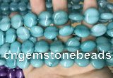 CCN5894 15 inches 15mm flat round candy jade beads Wholesale