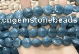 CCN5896 15 inches 15mm flat round candy jade beads Wholesale