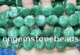 CCN5907 15 inches 15mm flat round candy jade beads Wholesale