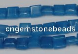 CCN591 15.5 inches 8*8mm square candy jade beads wholesale