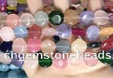 CCN5911 15 inches 15mm flat round candy jade beads Wholesale