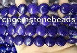 CCN5912 15 inches 15mm flat round candy jade beads Wholesale