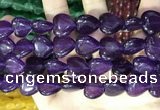 CCN5949 15 inches 14*14mm heart candy jade beads Wholesale