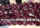 CCN5953 15 inches 14*14mm heart candy jade beads Wholesale