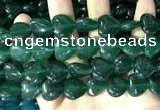 CCN5959 15 inches 14*14mm heart candy jade beads Wholesale