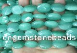 CCN5973 15 inches 13*18mm faceted oval candy jade beads