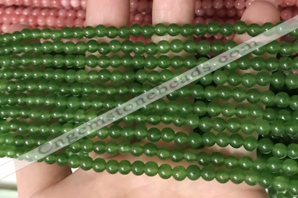 CCN6000 15.5 inches 4mm round candy jade beads Wholesale
