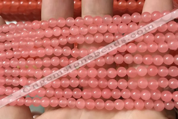 CCN6011 15.5 inches 4mm round candy jade beads Wholesale