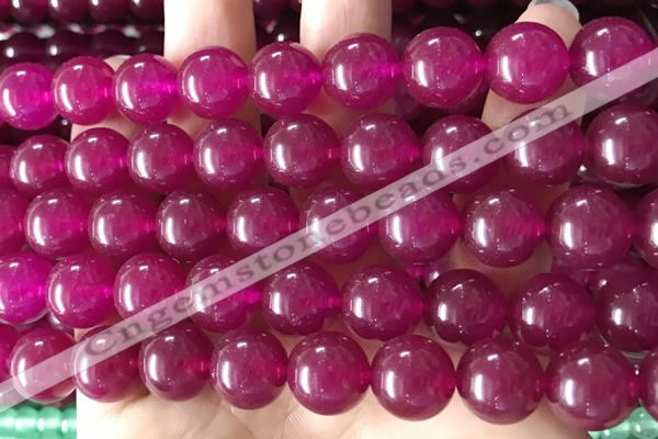 CCN6075 15.5 inches 12mm round candy jade beads Wholesale