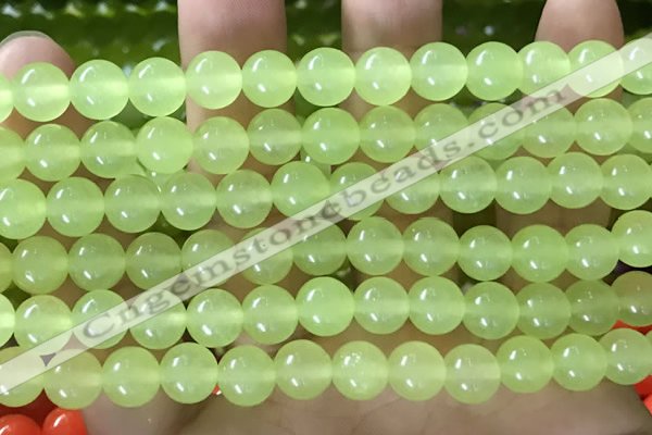 CCN6100 15.5 inches 8mm round candy jade beads Wholesale