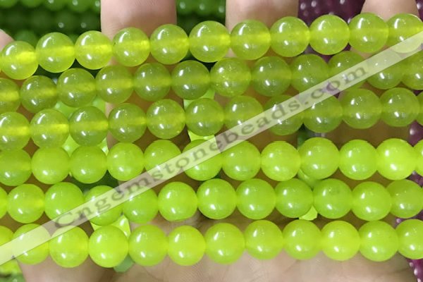 CCN6102 15.5 inches 8mm round candy jade beads Wholesale