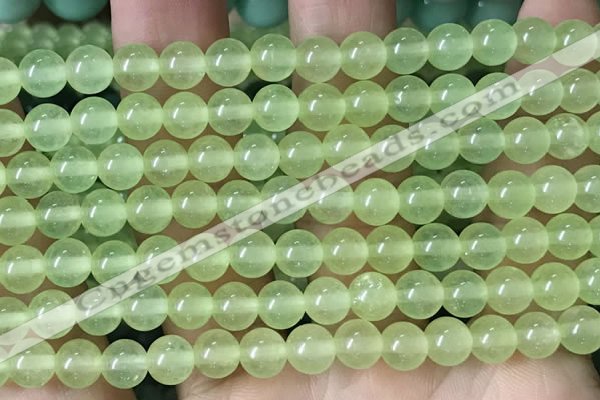 CCN6149 15.5 inches 6mm round candy jade beads Wholesale