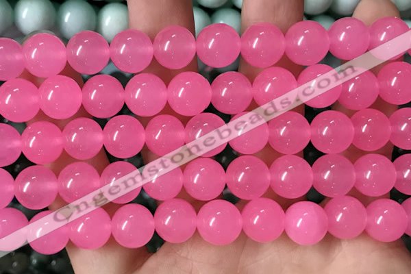 CCN6155 15.5 inches 10mm round candy jade beads Wholesale