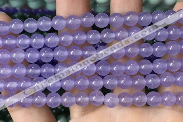 CCN6158 15.5 inches 8mm round candy jade beads Wholesale