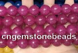 CCN6184 15.5 inches 14mm round candy jade beads Wholesale