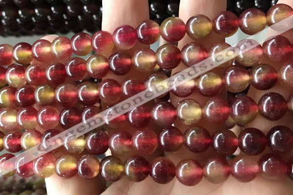 CCN6202 15.5 inches 8mm round candy jade beads Wholesale