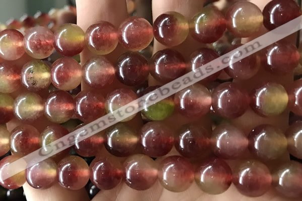 CCN6203 15.5 inches 10mm round candy jade beads Wholesale