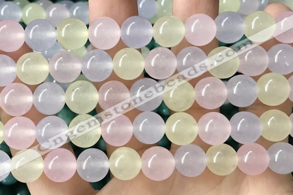 CCN6208 15.5 inches 10mm round candy jade beads Wholesale