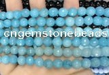 CCN6313 15.5 inches 8mm faceted round candy jade beads Wholesale