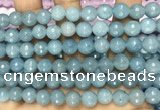 CCN6315 15.5 inches 8mm faceted round candy jade beads Wholesale