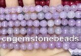 CCN6317 15.5 inches 8mm faceted round candy jade beads Wholesale