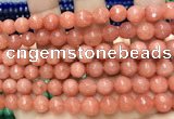 CCN6332 15.5 inches 8mm faceted round candy jade beads Wholesale