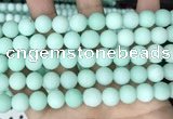 CCN6360 15.5 inches 6mm, 8mm, 10mm & 12mm round matte candy jade beads
