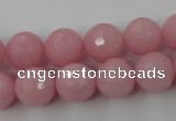 CCN752 15.5 inches 4mm faceted round candy jade beads wholesale