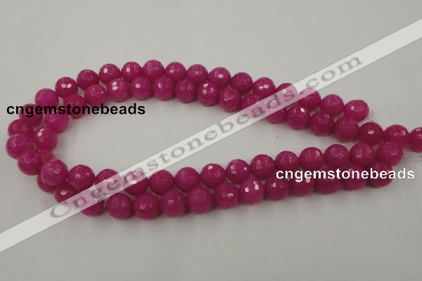 CCN754 15.5 inches 4mm faceted round candy jade beads wholesale