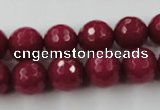 CCN757 15.5 inches 4mm faceted round candy jade beads wholesale