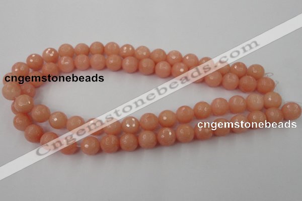 CCN775 15.5 inches 6mm faceted round candy jade beads wholesale