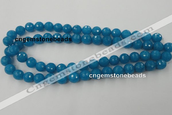 CCN781 15.5 inches 6mm faceted round candy jade beads wholesale