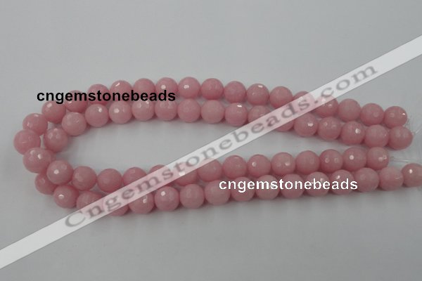 CCN786 15.5 inches 8mm faceted round candy jade beads wholesale