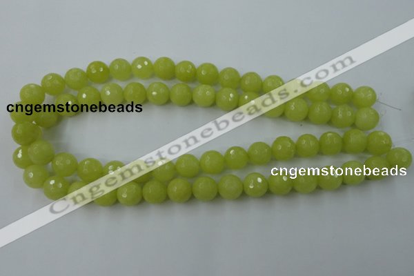 CCN794 15.5 inches 8mm faceted round candy jade beads wholesale