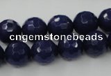 CCN799 15.5 inches 8mm faceted round candy jade beads wholesale