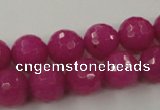 CCN805 15.5 inches 10mm faceted round candy jade beads wholesale