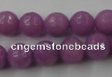 CCN812 15.5 inches 10mm faceted round candy jade beads wholesale