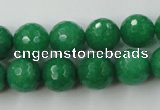 CCN848 15.5 inches 14mm faceted round candy jade beads wholesale