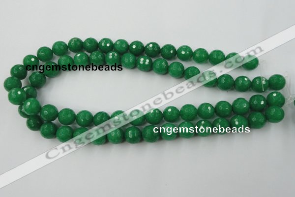 CCN848 15.5 inches 14mm faceted round candy jade beads wholesale