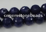 CCN850 15.5 inches 14mm faceted round candy jade beads wholesale