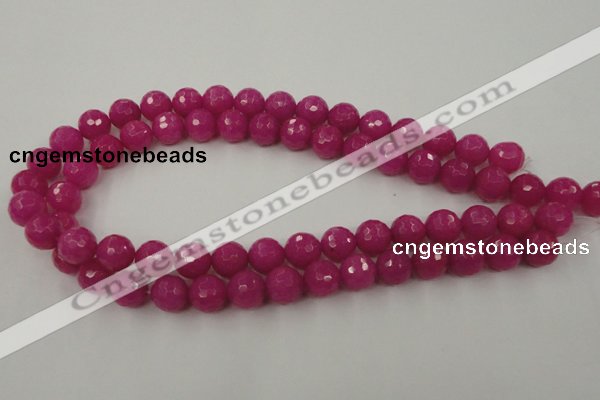 CCN856 15.5 inches 16mm faceted round candy jade beads