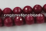 CCN893 15.5 inches 20mm faceted round candy jade beads