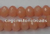 CCN905 15.5 inches 9*12mm faceted rondelle candy jade beads