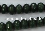 CCN913 15.5 inches 9*12mm faceted rondelle candy jade beads